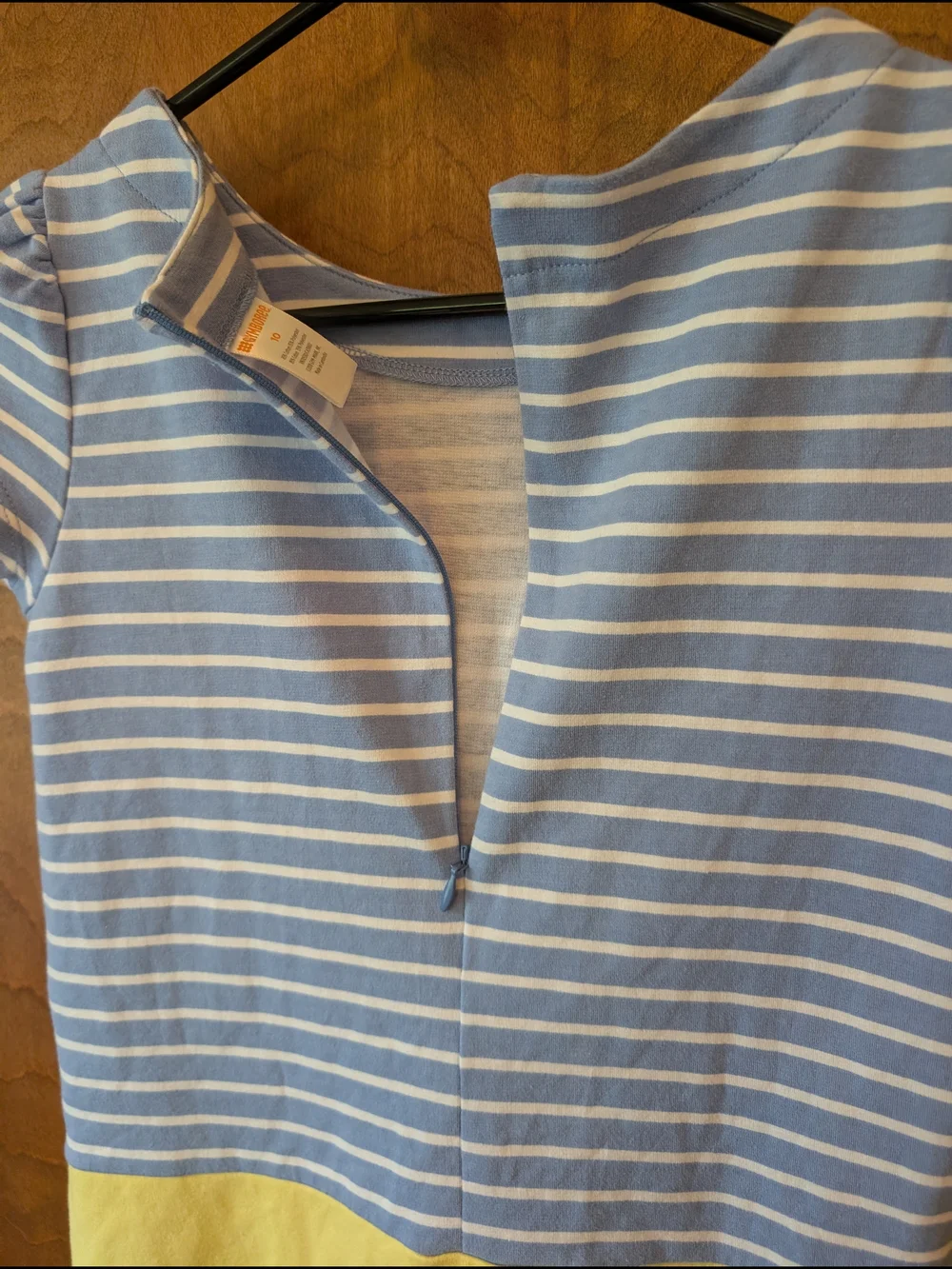 Gymboree Girls' Colorblock Striped Knit Shift Dress 10